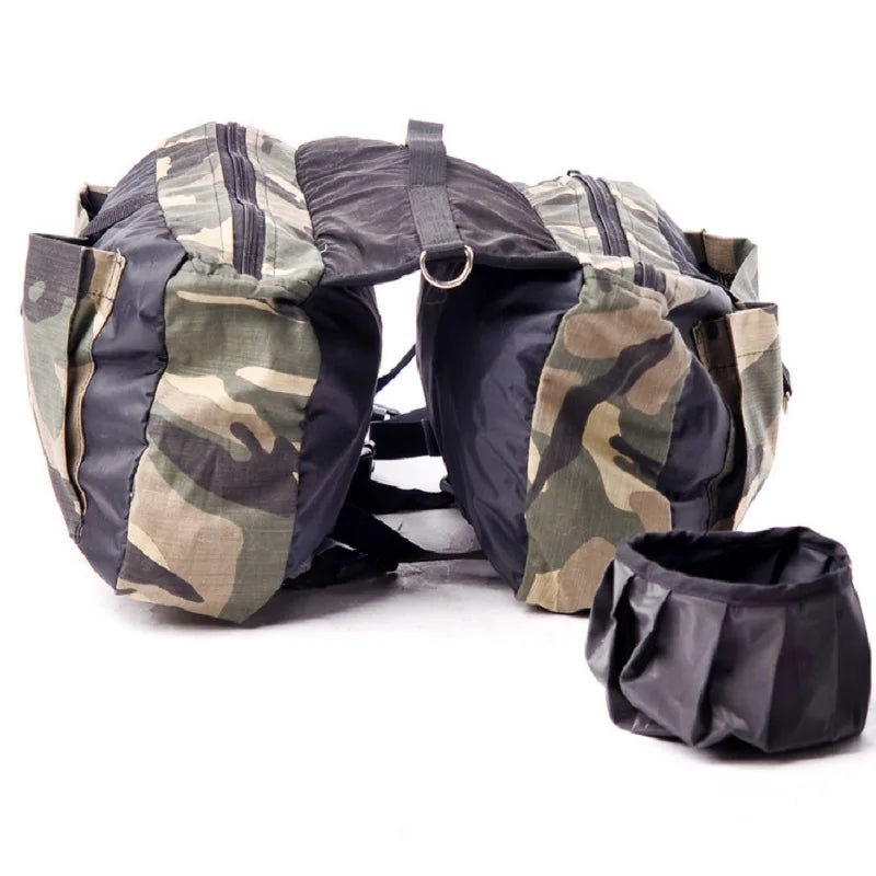 BarkBoot Expedition Dog Saddle Pack — fit and size detail