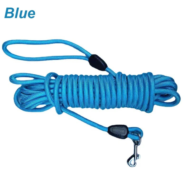 BarkBoot Ranger Recall Long-Line Lead — Blue