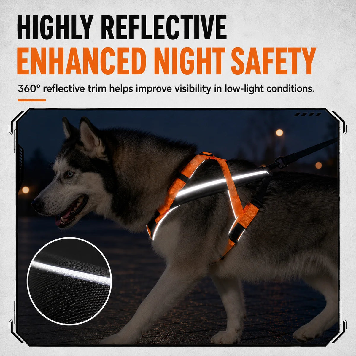 BarkBoot TrailForce Heavy-Duty Harness & Leash Set — product detail 5