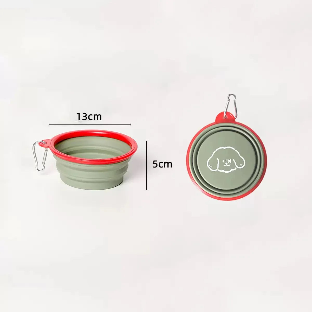BarkBoot TrailBowl Collapsible Travel Bowl — Design B