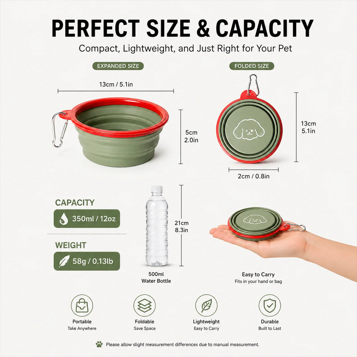 BarkBoot TrailBowl Collapsible Travel Bowl — product detail 6