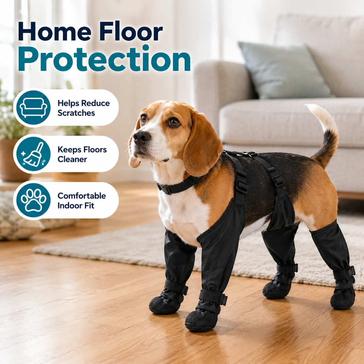 BarkBoot MudGuard Full-Leg Dog Boots — product detail 5