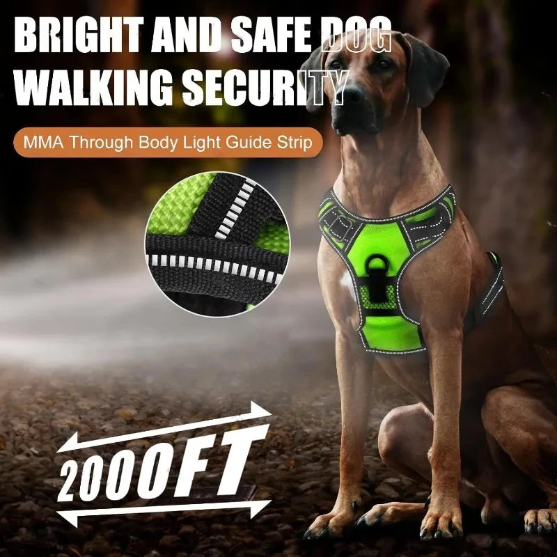 BarkBoot NightOps Rechargeable LED Dog Harness — product detail 3