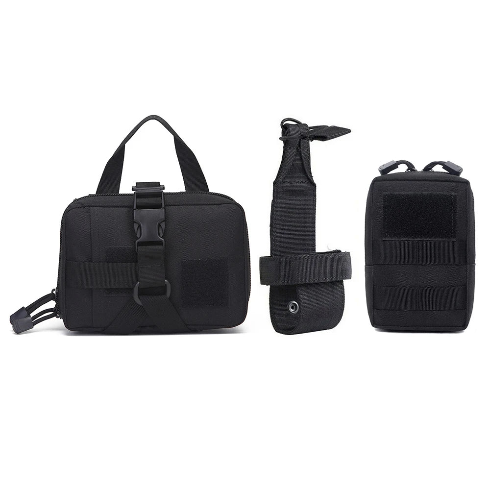 BarkBoot MOLLE Field Pouch Kit — Black