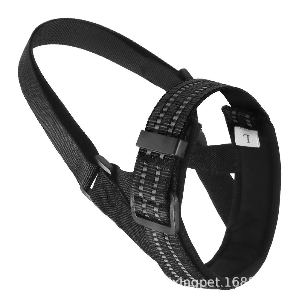 BarkBoot FieldGuard Adjustable Dog Muzzle — Black