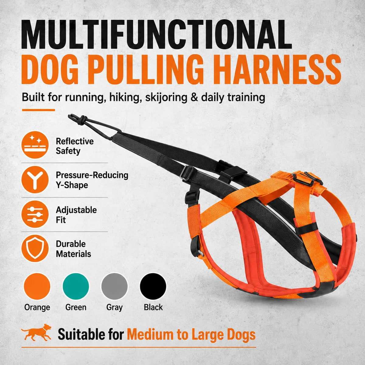 BarkBoot TrailForce Heavy-Duty Harness & Leash Set — product detail 2