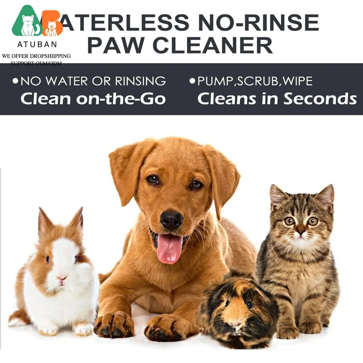 BarkBoot FieldClean No-Rinse Paw Foam — product detail 2