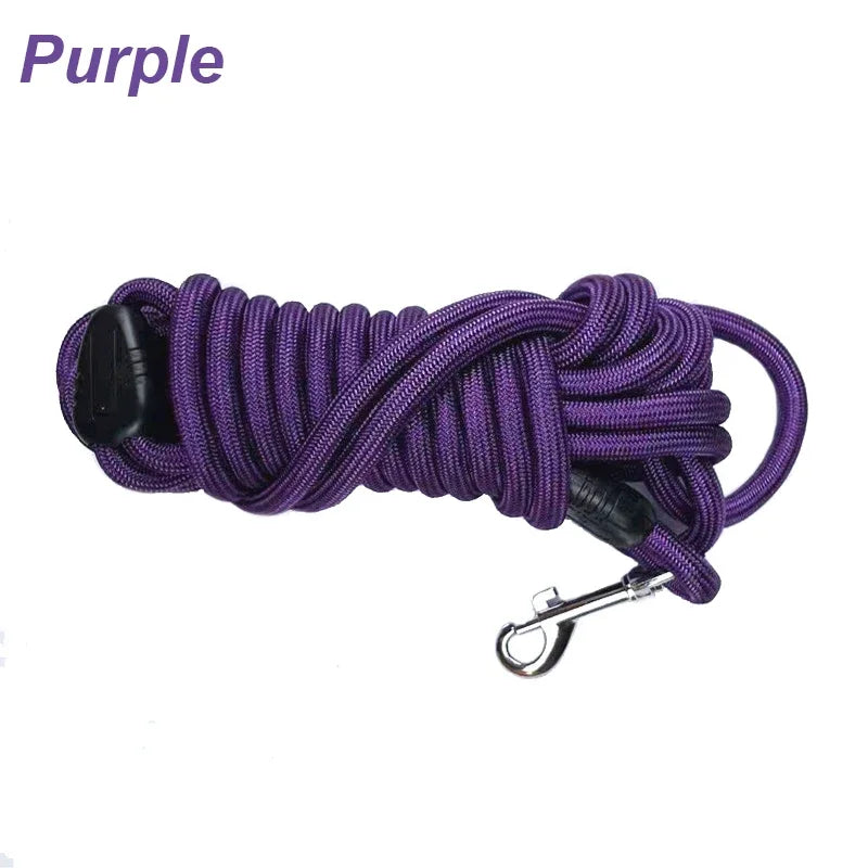 BarkBoot Ranger Recall Long-Line Lead — Purple