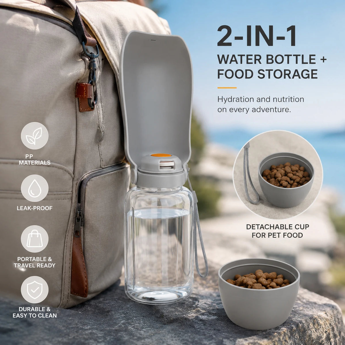 BarkBoot TrailTank Portable Dog Water Bottle — product detail 6