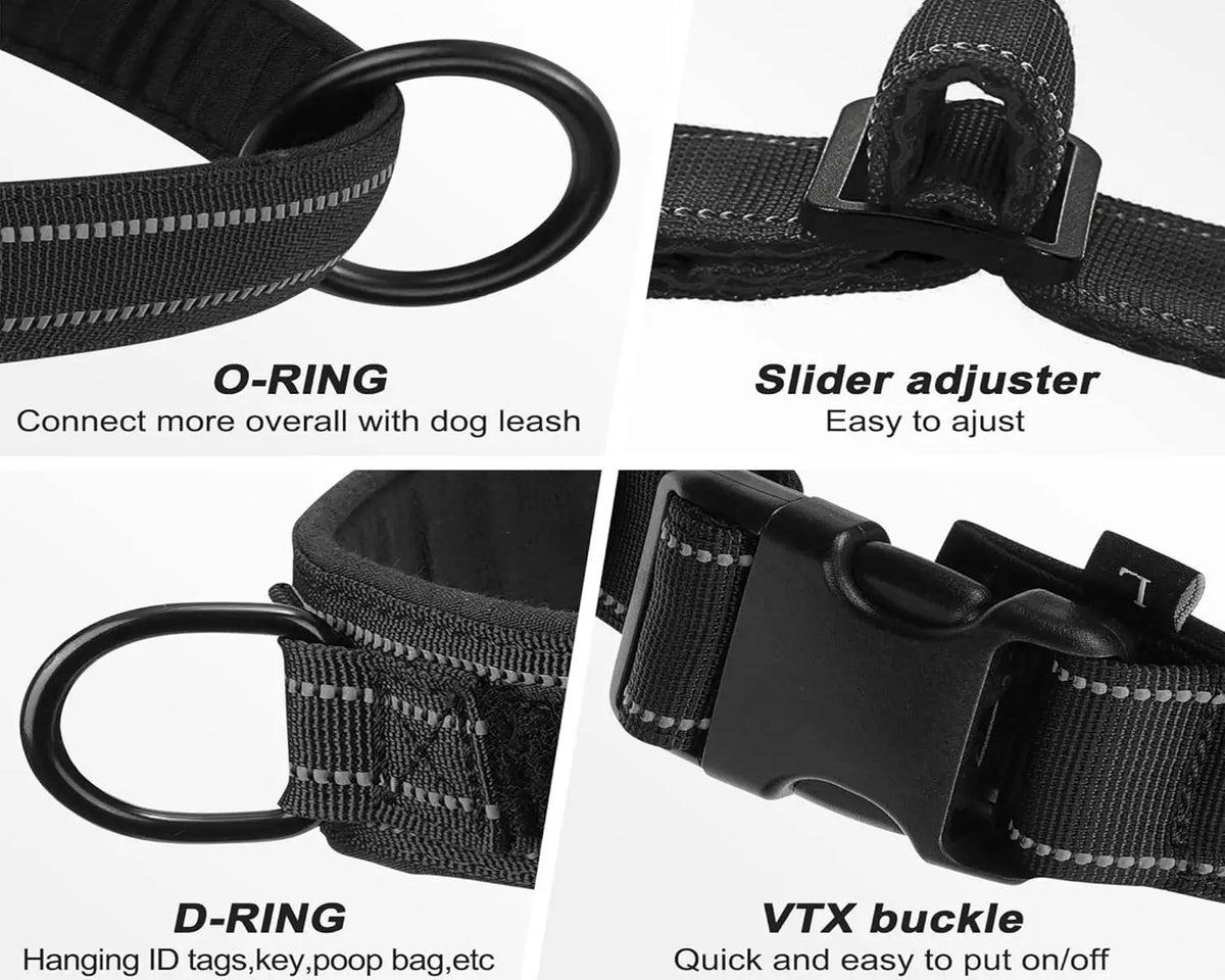 BarkBoot Sentinel Reflective No-Pull Tactical Harness — product detail 5